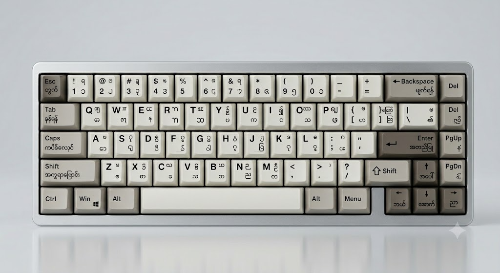 Myanmar Keycap